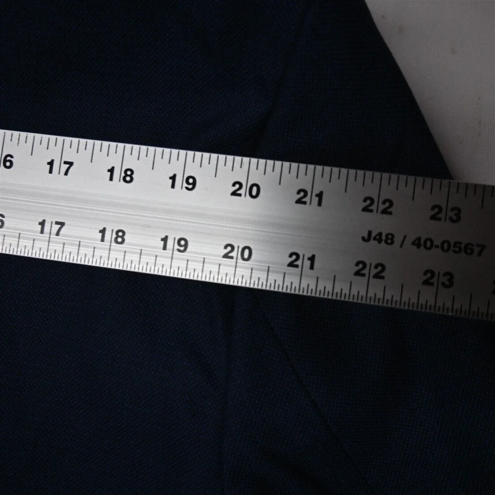 Van Heusen 50R Blue Birdseye Mens‎ Blazer Sport Coat Jacket